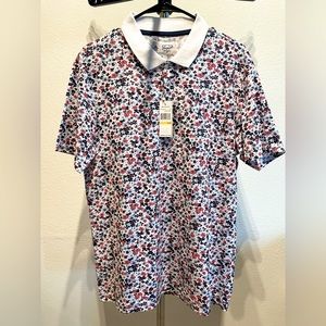 Original Penguin Foral Print Polo - BNWT
